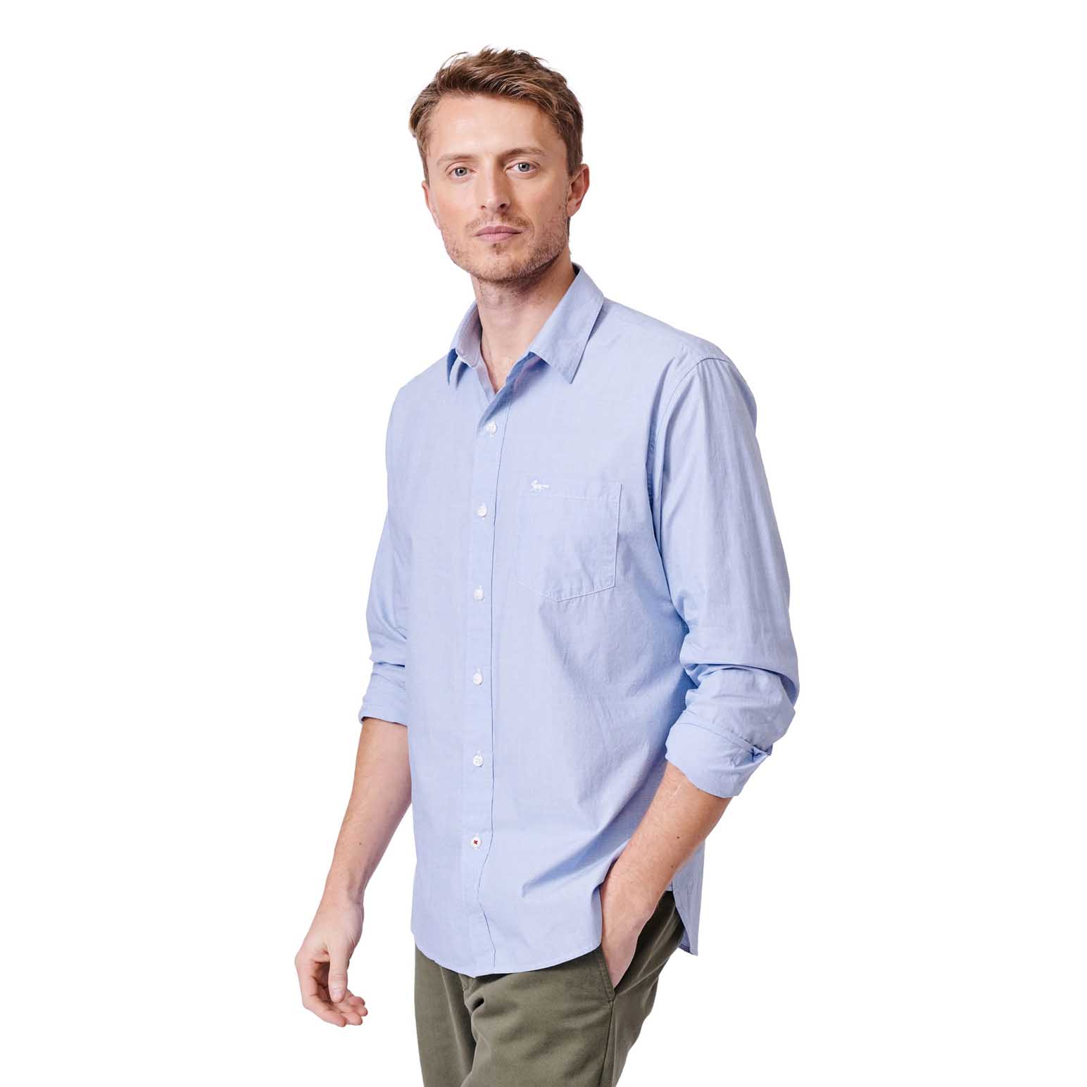 Aubin Gladstone Poplin Shirt
